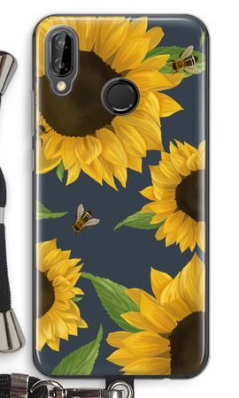 Sunflower and bees
