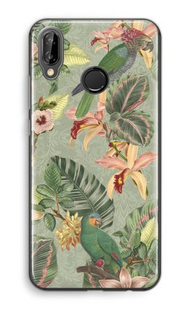 Tropical jungle parrot