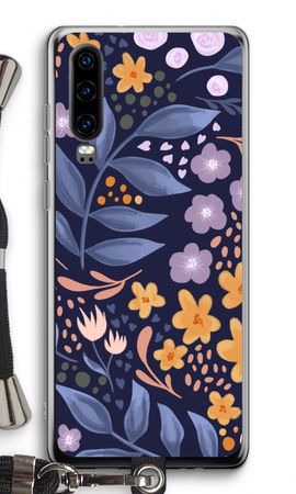 Flowers with blue leaves