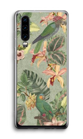 Tropical jungle parrot