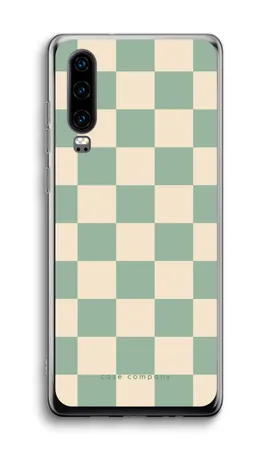 Checkered Mint, Huawei P30 weiche Hülle