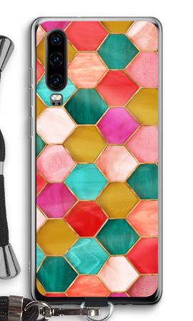 Hexagons in stained glass