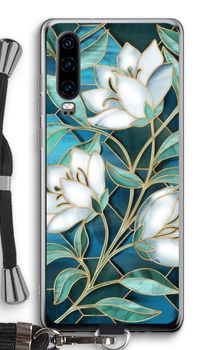 Fiori di vetro colorato blu