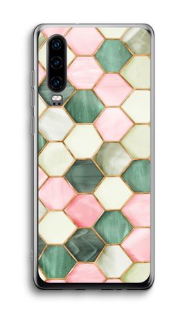 Hexagons in stained glass