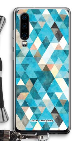 Coloured triangles blue