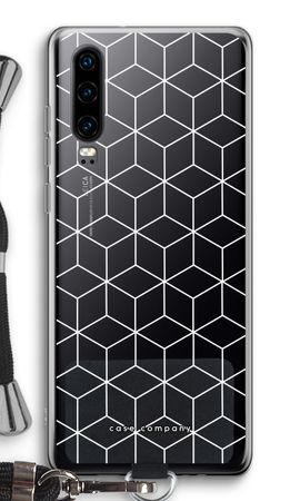 Cubes black and white