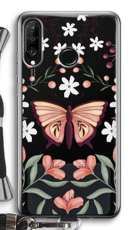 Schmetterling in einer blumigen Welt