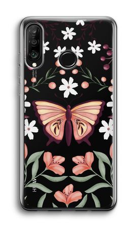 Schmetterling in einer blumigen Welt