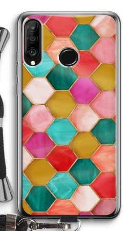 Hexagons in stained glass