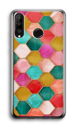 Hexagons in stained glass