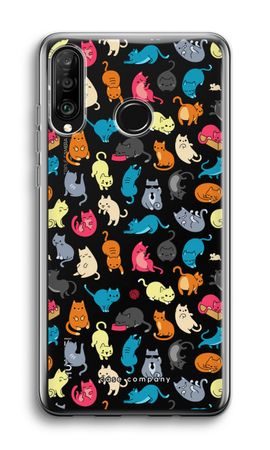 Colourful cats