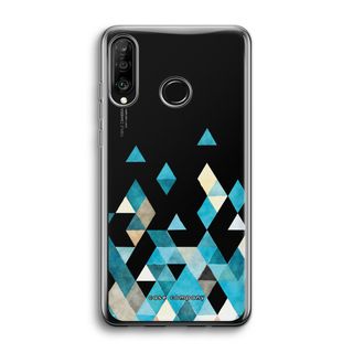 Coloured triangles blue