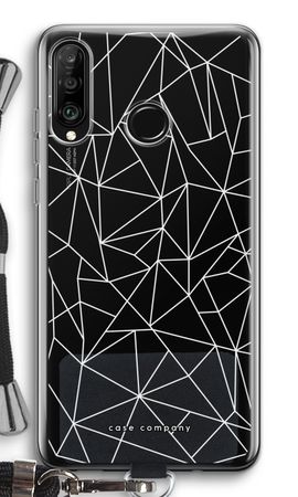 Weiße geometrische Linien