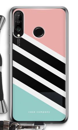 Pastellfarbene Streifen