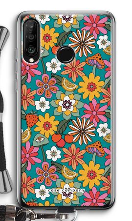 Retro Blumen N°2 - Blau