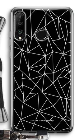 Weiße geometrische Linien