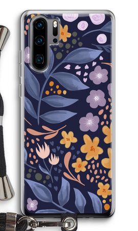 Flowers with blue leaves