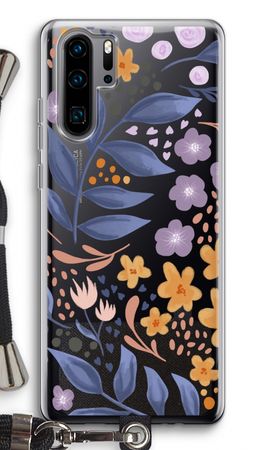 Flowers with blue leaves