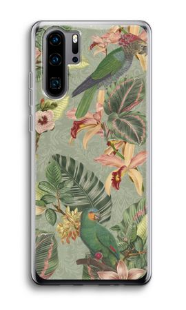 Tropical jungle parrot