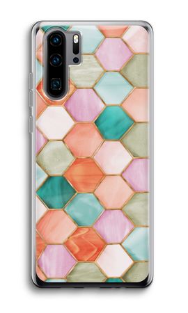 Hexagons in stained glass