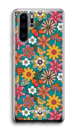 Retro Flowers N°2 - Blue