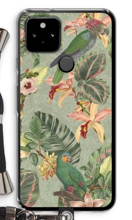 Tropical jungle parrot