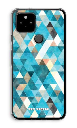 Coloured triangles blue
