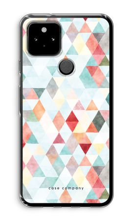 Coloured triangles pastel