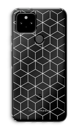 Cubes black and white