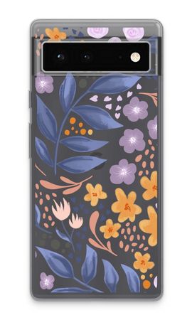 Flowers with blue leaves