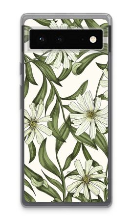 White flower pattern