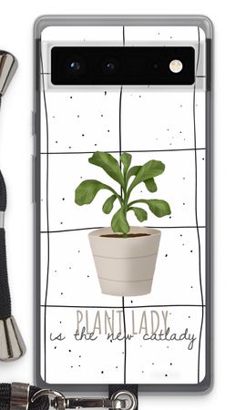 Houseplant on windowpane