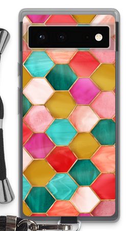 Hexagons in stained glass