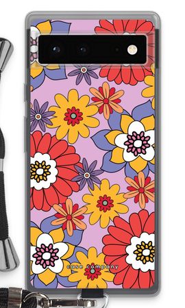 Retro Flowers - Purple