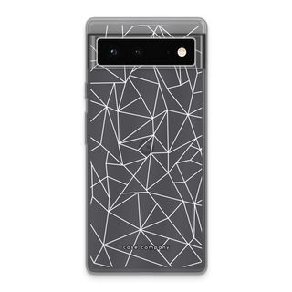 Geometric lines white