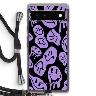 Schmelzender Smiley - Lila