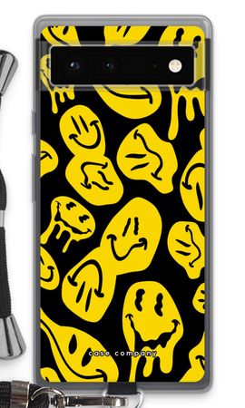 Smeltende smiley - Geel