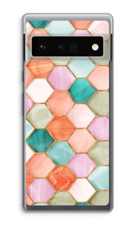 Hexagons in stained glass