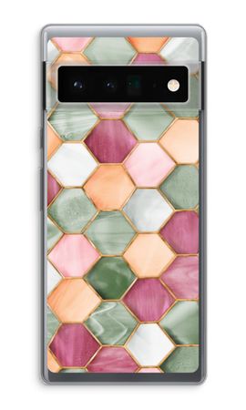 Hexagons in stained glass