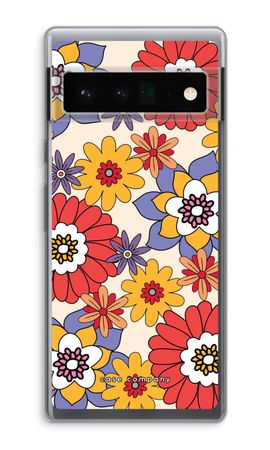 Retro Flowers - Yellow