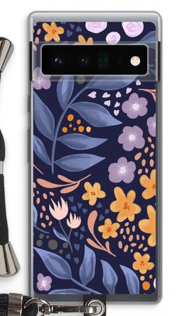 Flowers with blue leaves