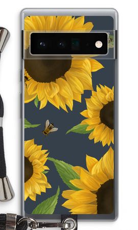 Sunflower and bees