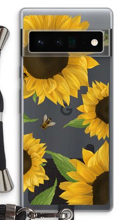 Sunflower and bees
