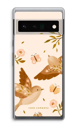 Fluttering Pair, Google Pixel 6 Pro soft hoesje