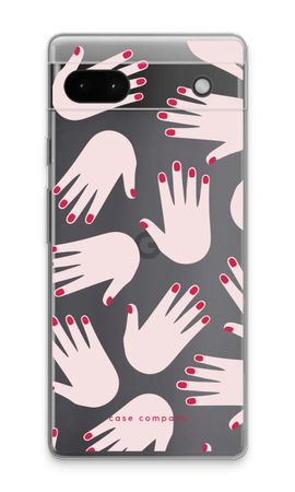 Hands pink