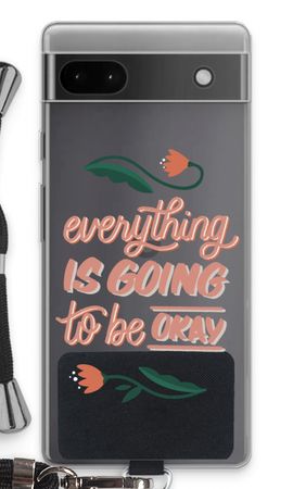 Optimistic flower girl