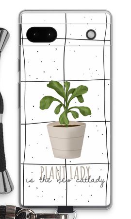 Houseplant on windowpane