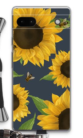 Sunflower and bees