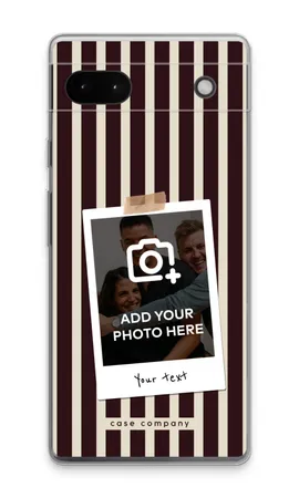 Polaroid - Retro, Miękkie etui Google Pixel 6a