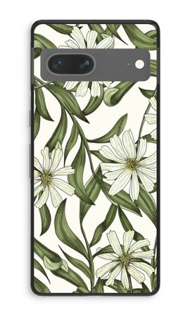 White flower pattern